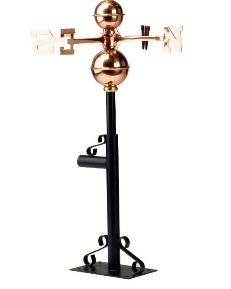 Rooster Copper Weathervane Bracket