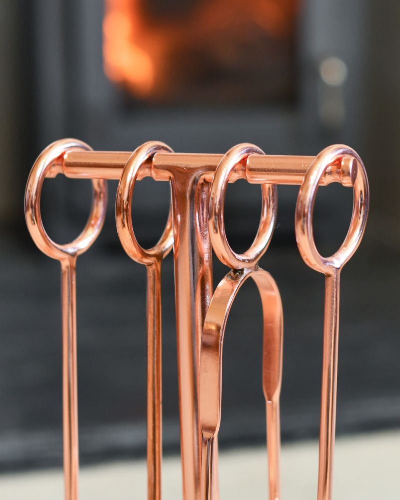 Rose Gold Contemporary Loop Handle Companion Set Handles
