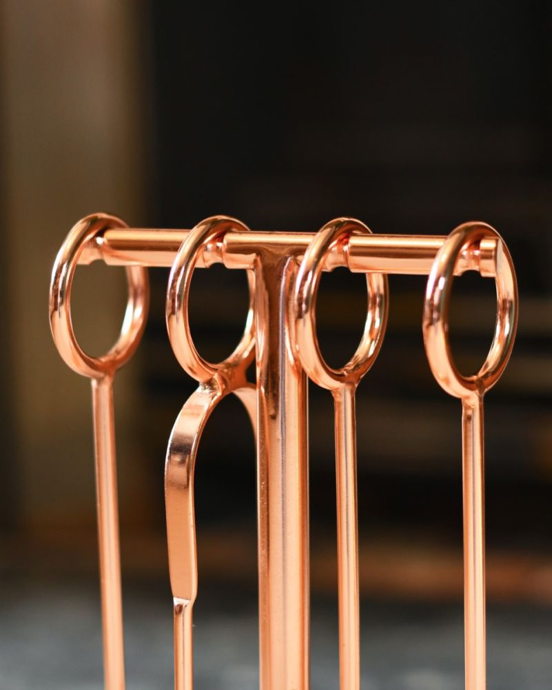 Rose Gold Contemporary Loop Handle Companion Set Handles