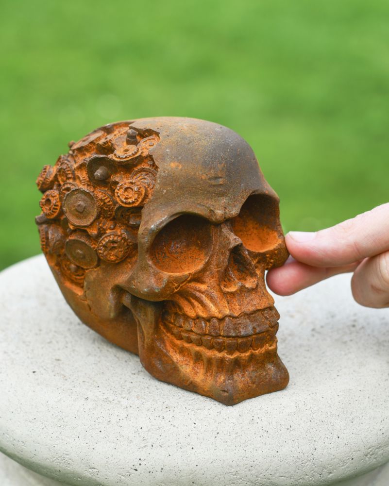 Scale Of The Rustic Cast Iron Relic of Innovation Ornament