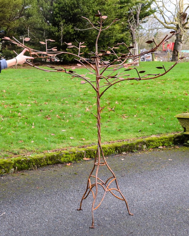 Rustic Memory Tree Garden Sculpture - 170cm To Scale