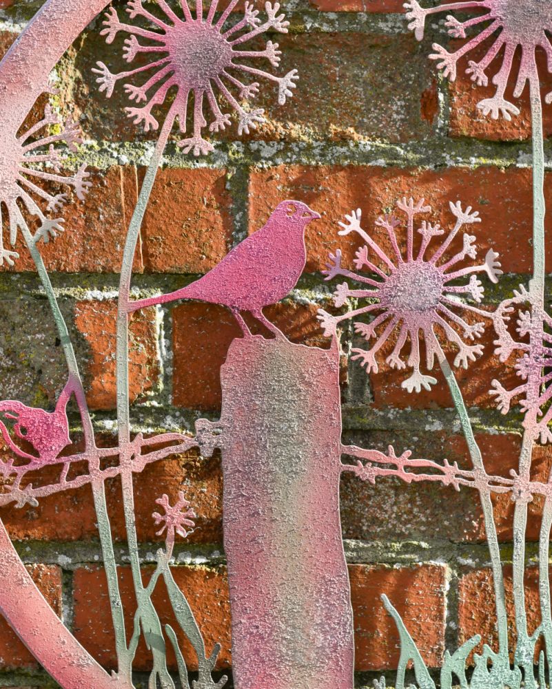 Rustic The Fields Garden Wall Art - 60cm Details