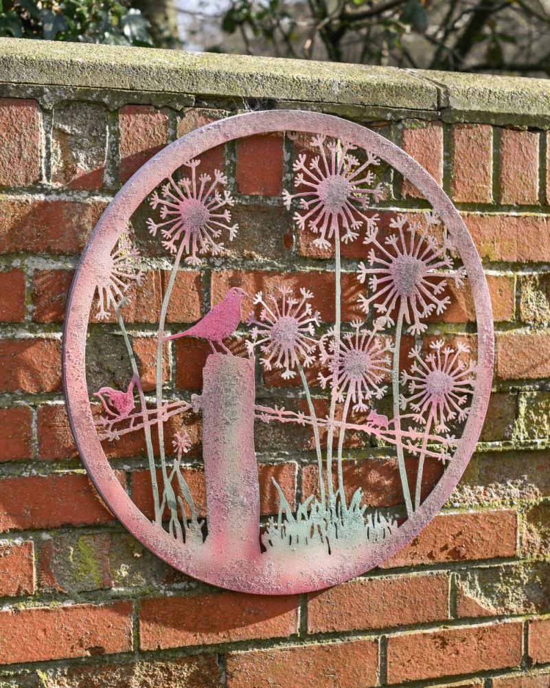 Rustic The Fields Garden Wall Art - 60cm