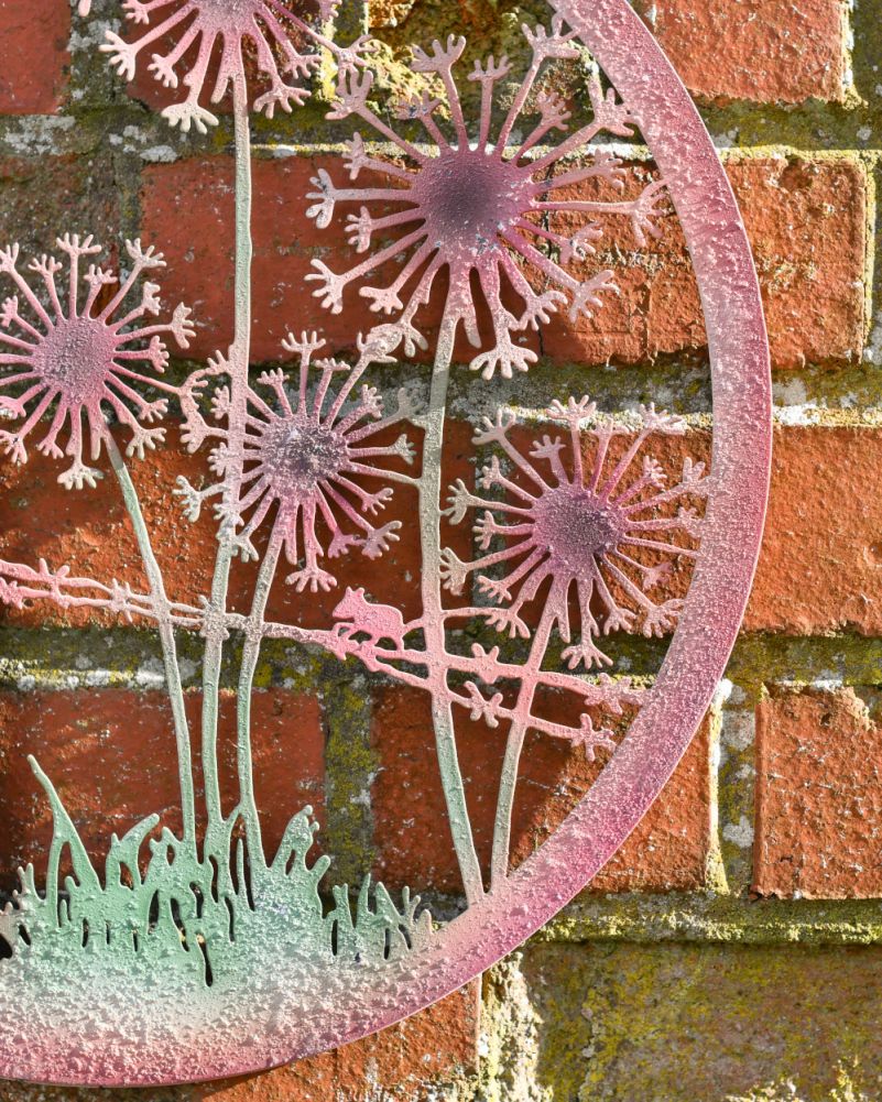 Rustic 'The Fields' Garden Wall Art Close Up Of The Mouse