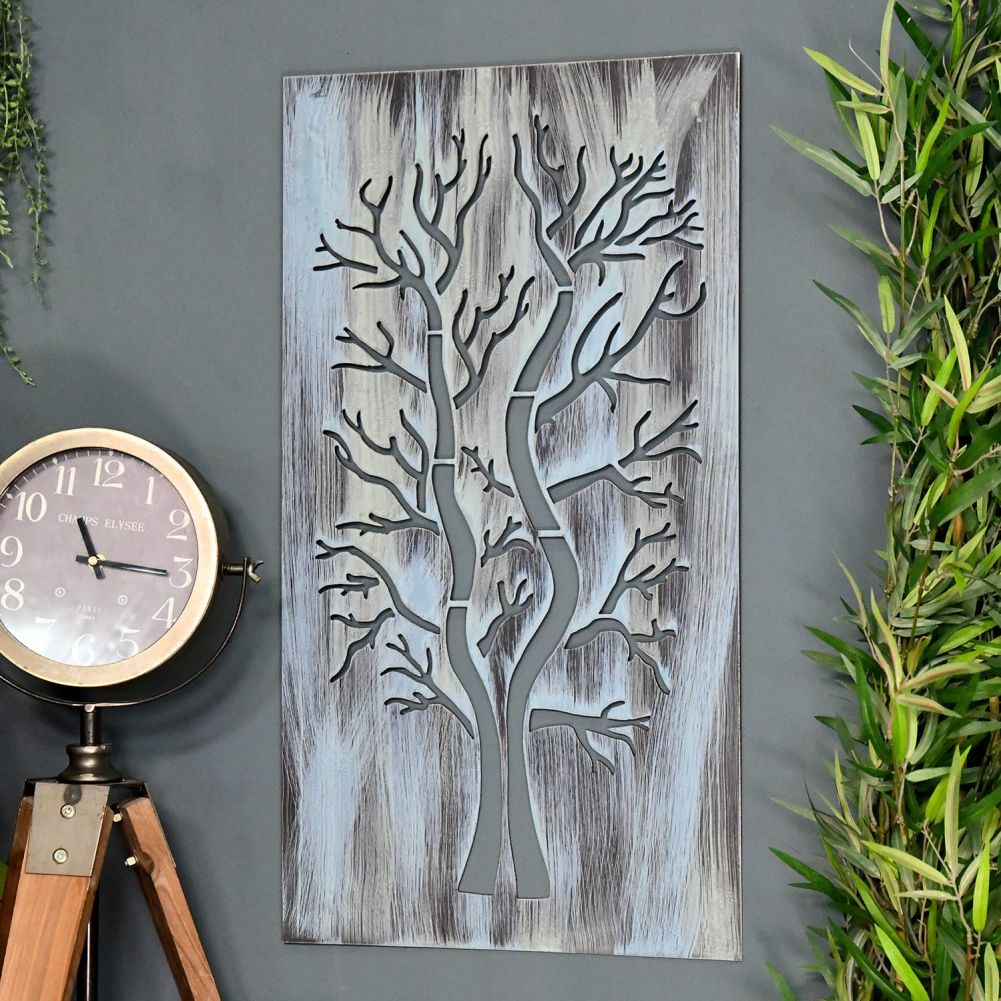 Rustic Tree Wall Art in Situ