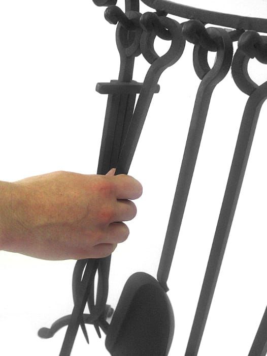 Severn Gorge Iron Scroll Companion Set - Scale