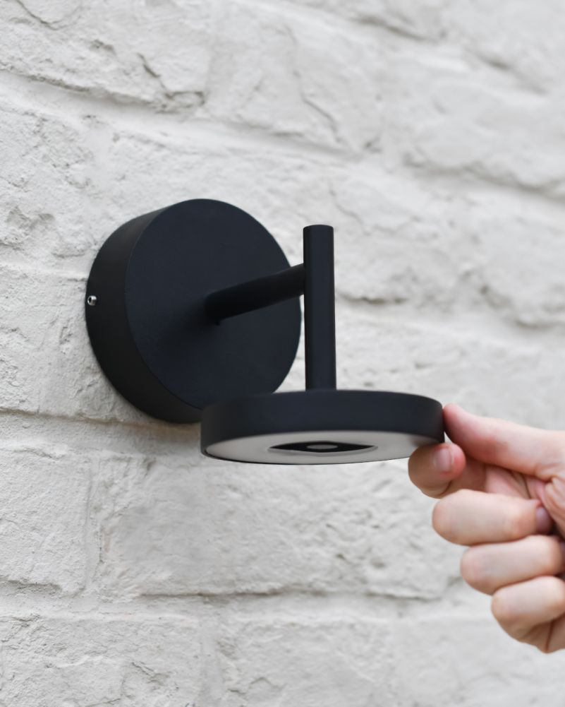 Scale Of The 'Corona' Adjustable Garden Wall Light