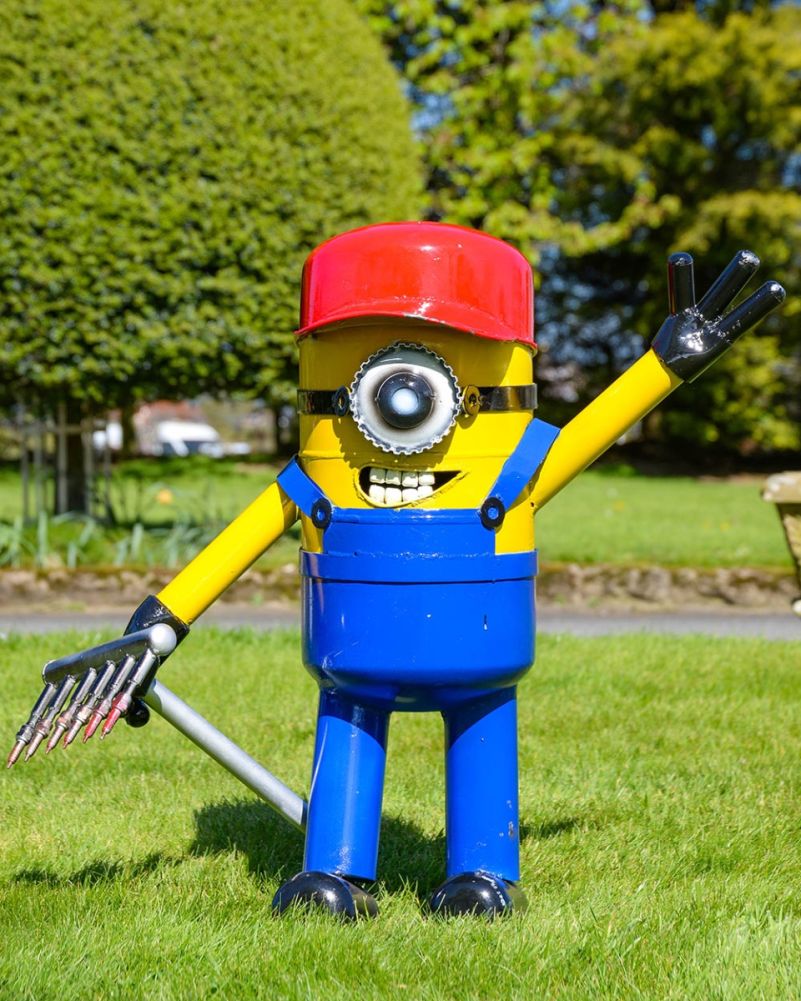 Scrap Metal Gardener Mini Monster In Situ