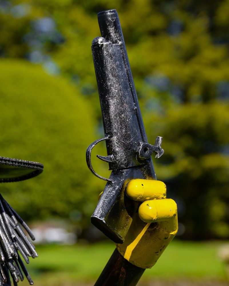 Gun From The Mini Monster Sculpture