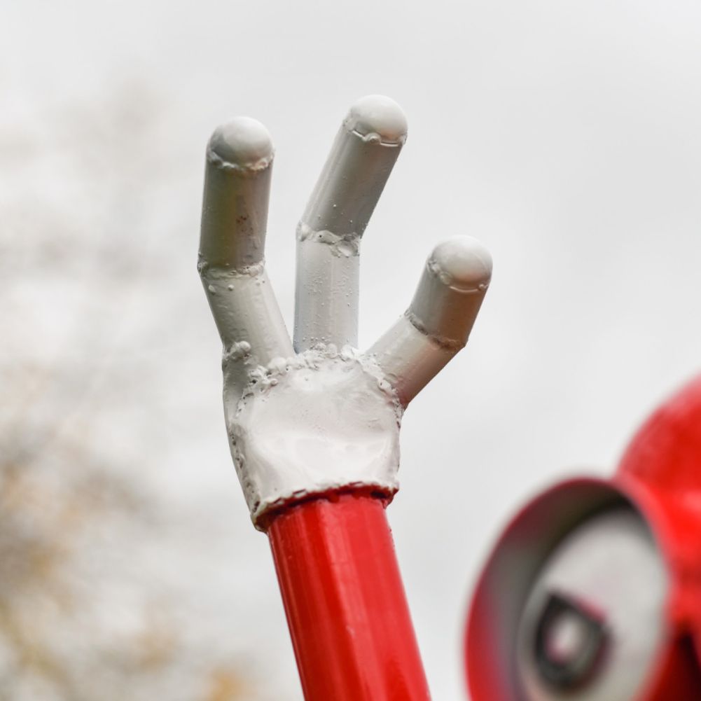 Close Up Of Scrap Metal Sweet Treat Mini Monster Fingers