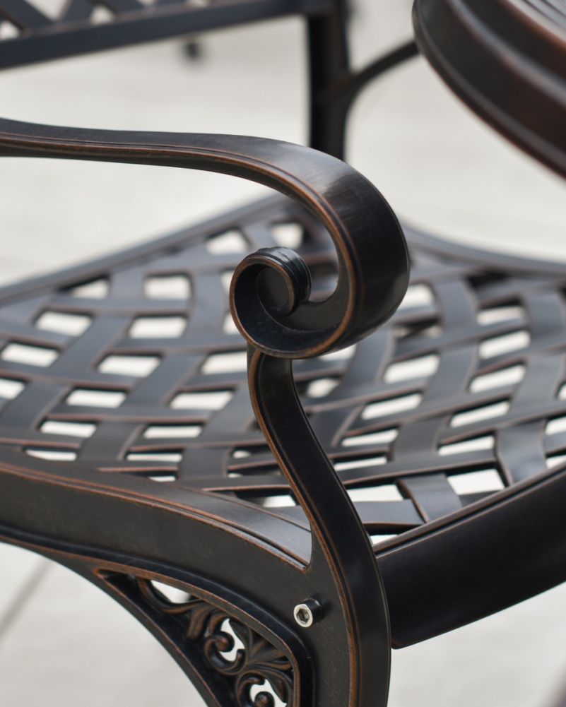 Scrollwork Detail On Armrest