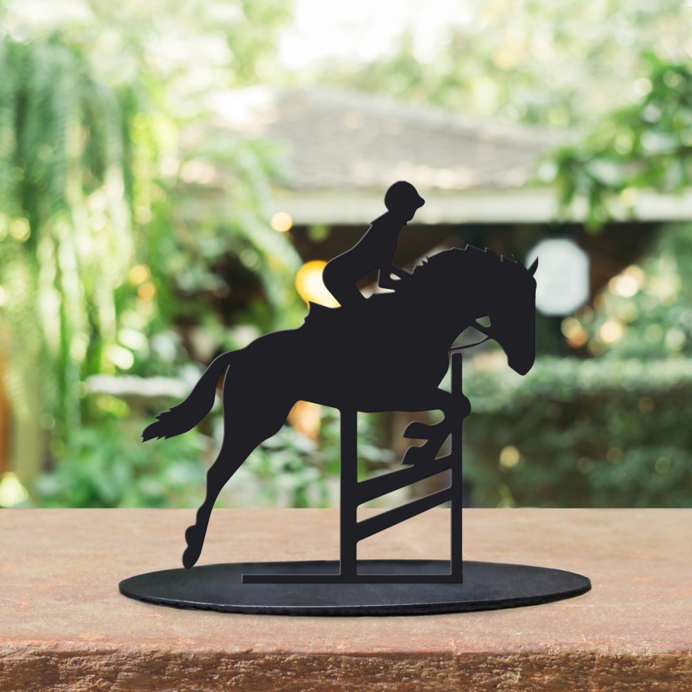 Show Jumping Horse Silhouette Ornament