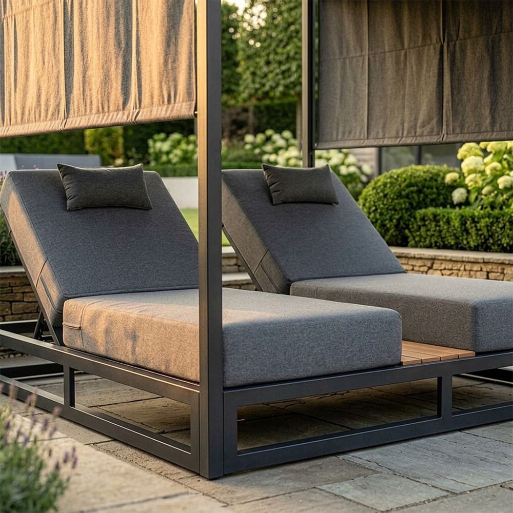 Side Of The Large Garden Sun Lounger