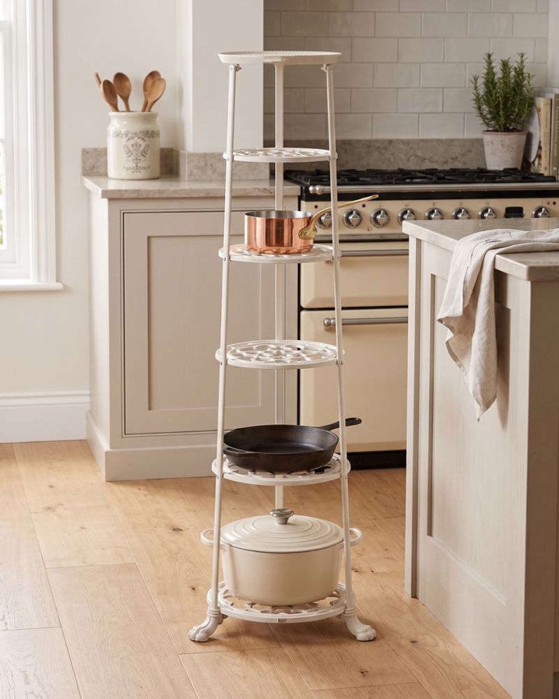 Six Tier Pan Stand Digital Illustration