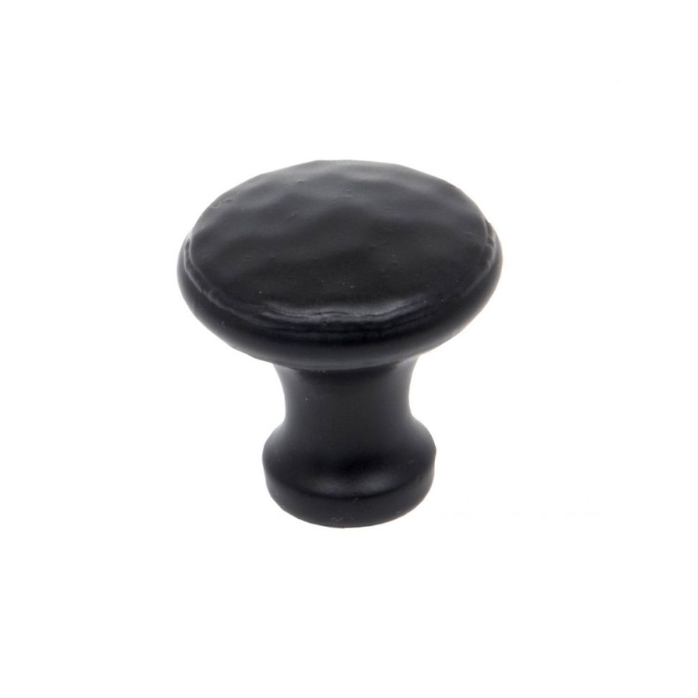 Small Black Beaten Iron Cupboard Knob