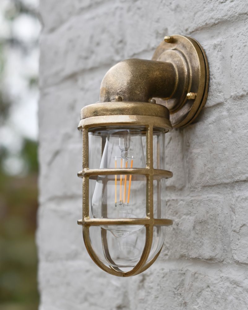 Side Of A Traditional Nautical Wall Light