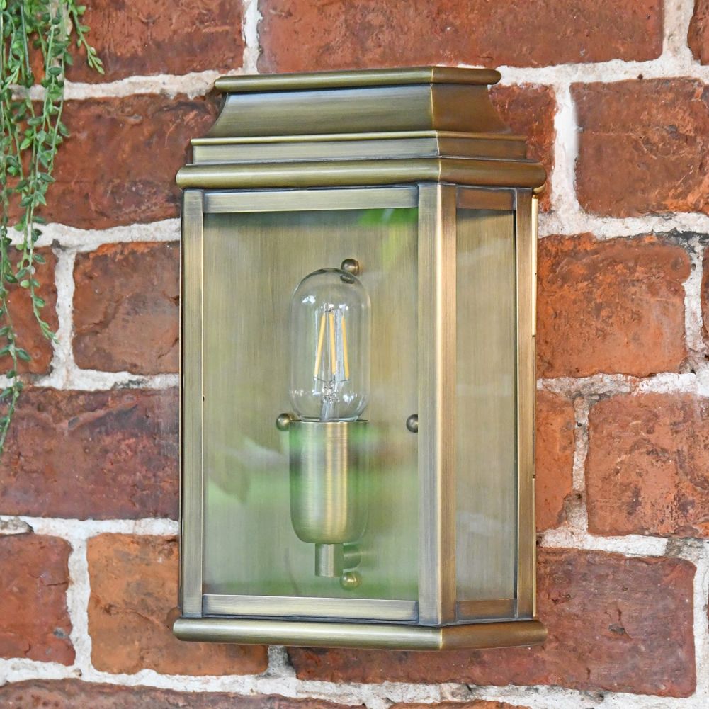 St Martins Avenue Wall Lantern on a Brick Wall