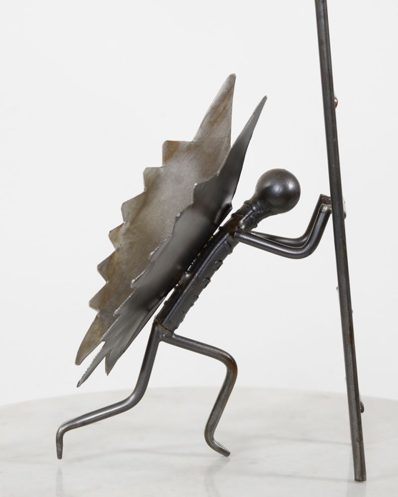 Stairway To Heaven Scrap Metal Art Sculpture Close Up