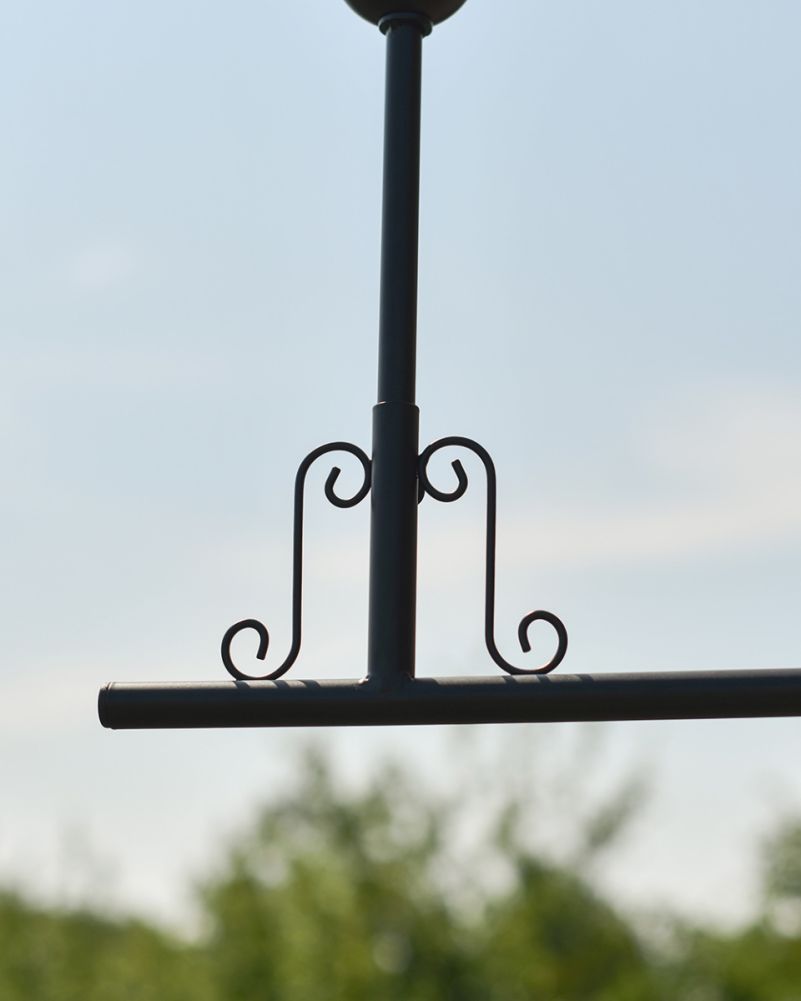 Steel Beehive Weathervane Details