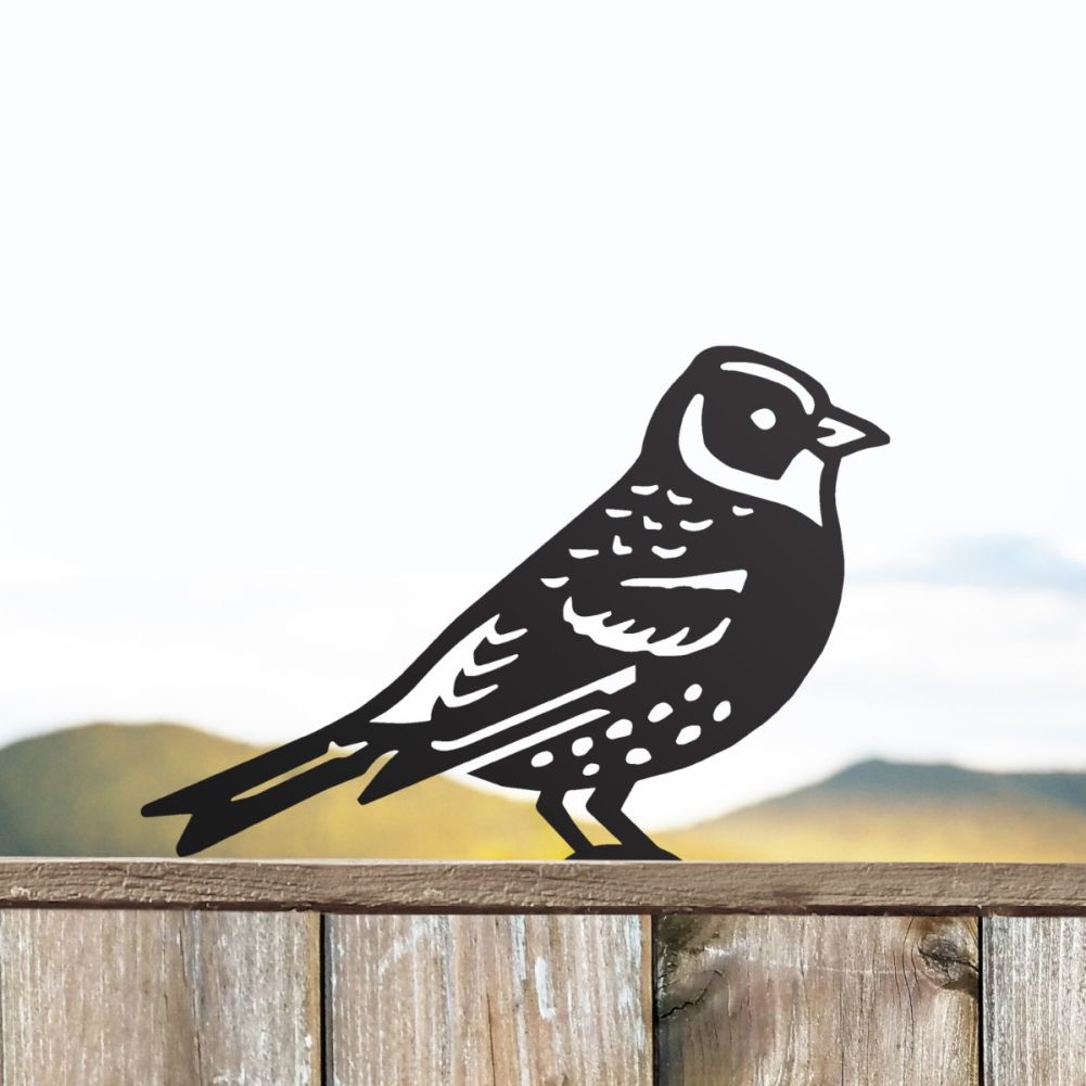 Steel Brambling Fence Topper In Black In A Countryside Setting