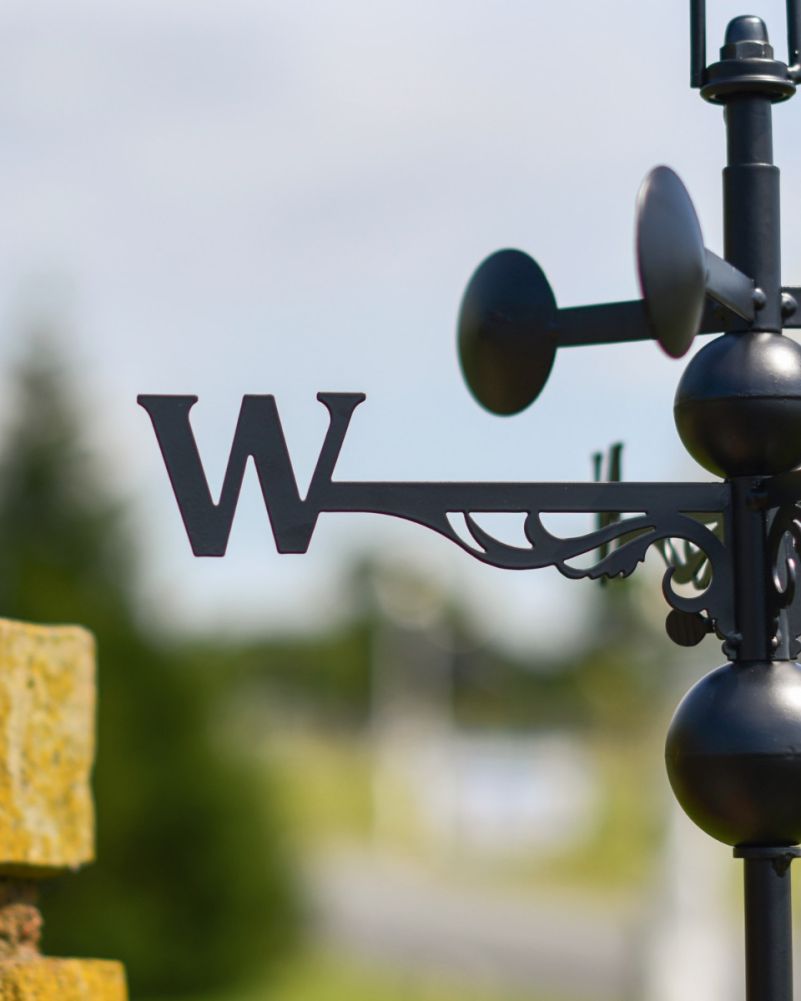Steel Flying Goose Weathervane West Arm