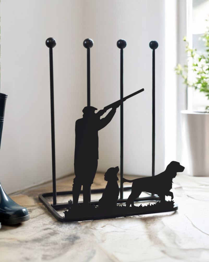 Steel Game Season Cocker Spaniel Welly Boot Rack