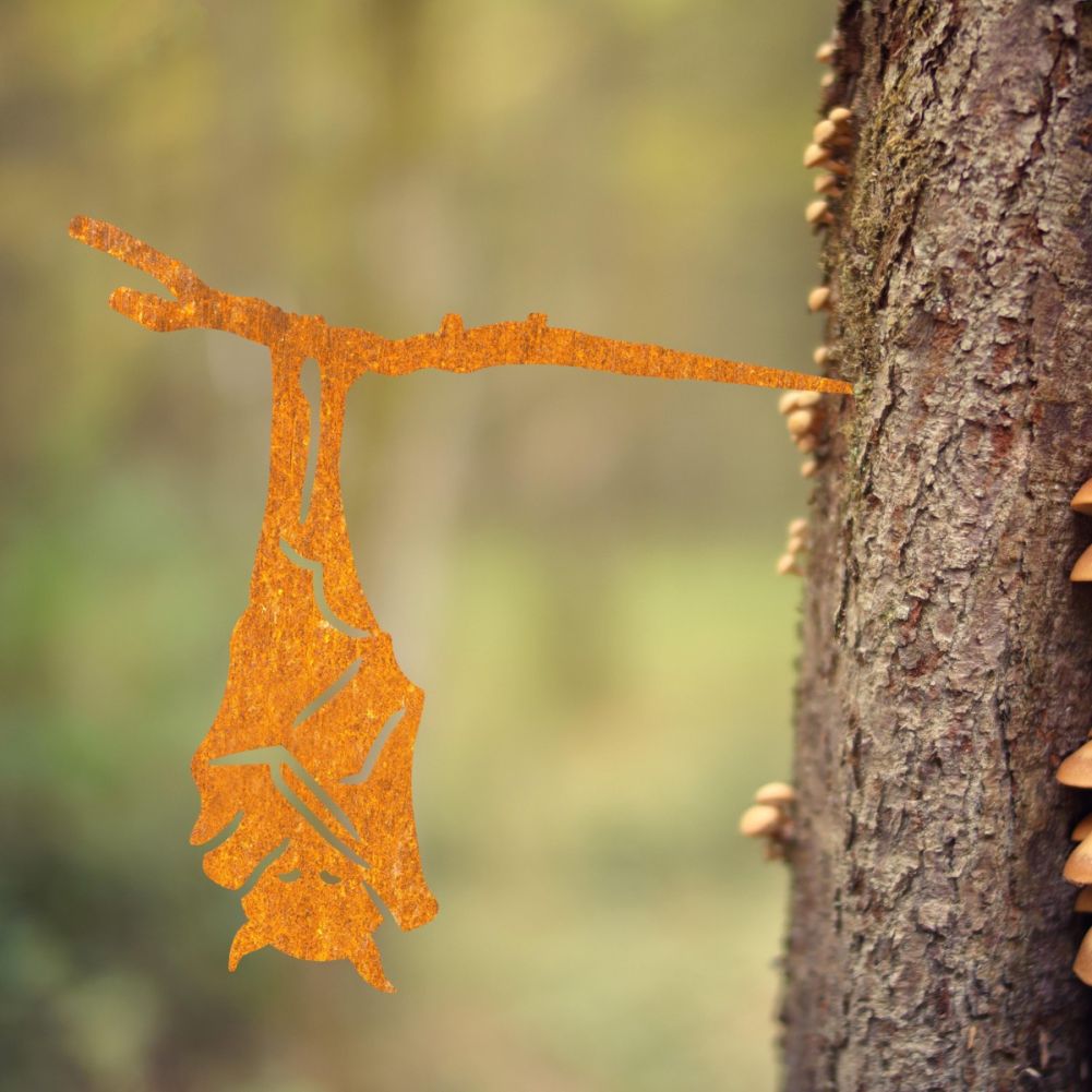 Steel Hanging Bat Tree Spike In Rustic In A Parkland Setting