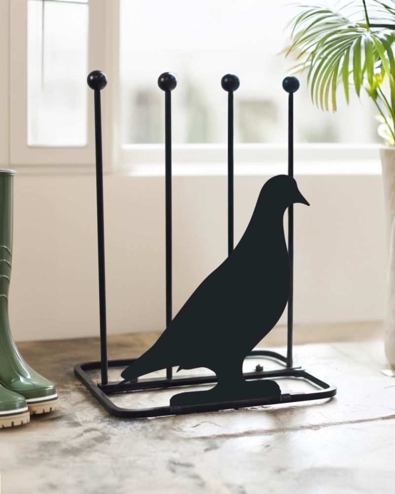 Steel Pigeon Boot Rack