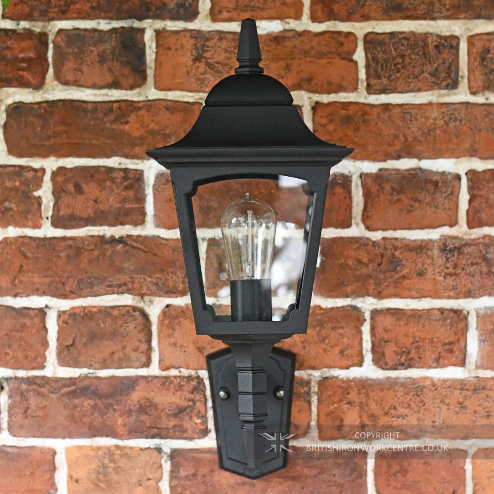 Stockbridge Black Bottom Fix Wall Lantern