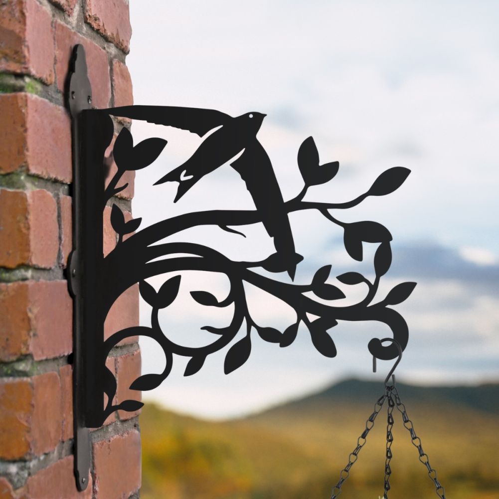 Swift Hanging Basket Bracket In A Farm Setting