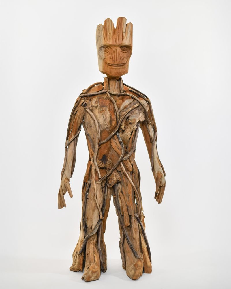 Teak Driftwood Groot Sculpture - 140cm