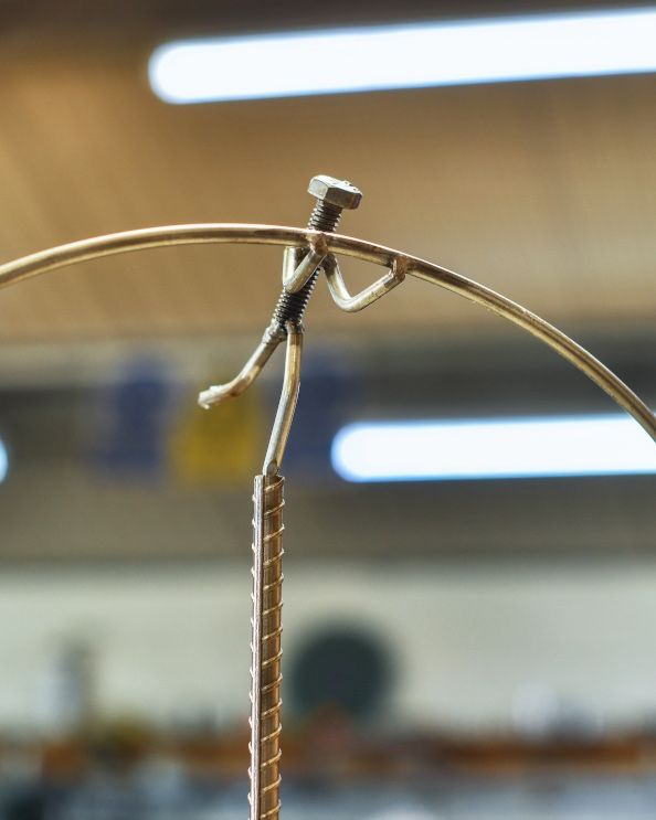 Close Up Of The Scrap Metal Art Sculpture