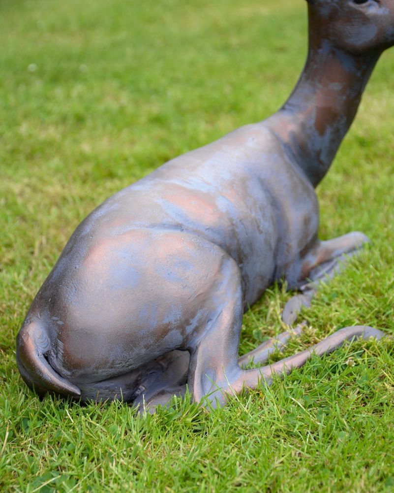 The Bronze Laying Doe Garden Sculpture Design