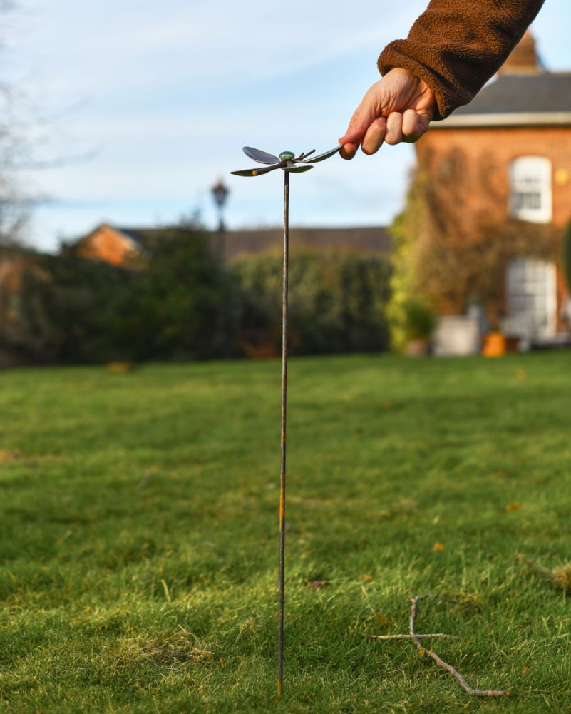 The Recycled Metal Butterfly Garden Lawn Spike