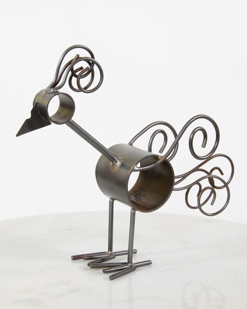 The Chicken Scrap Metal Art Sculpture