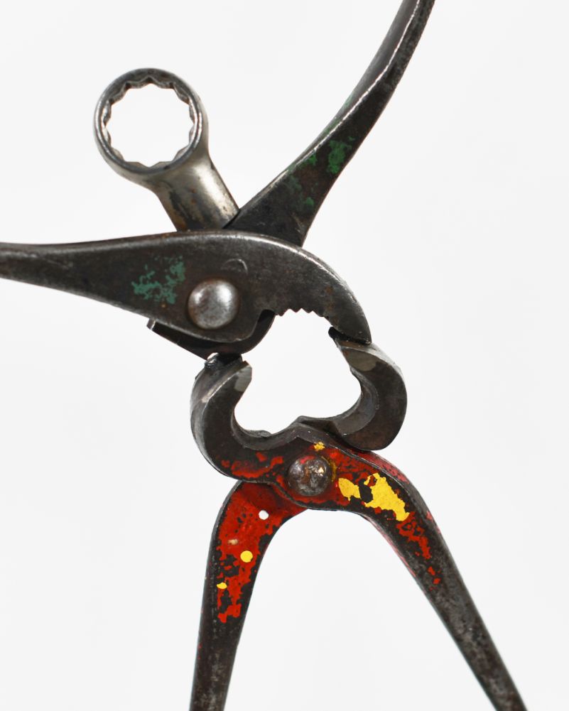 Close Up Of The 'Danseuse' Bespoke Metal Art  