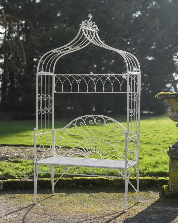 The French Cream 'Christina' Arbour Garden Bench