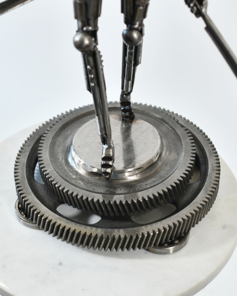 Base From The Masked Warrior Bespoke Metal Art