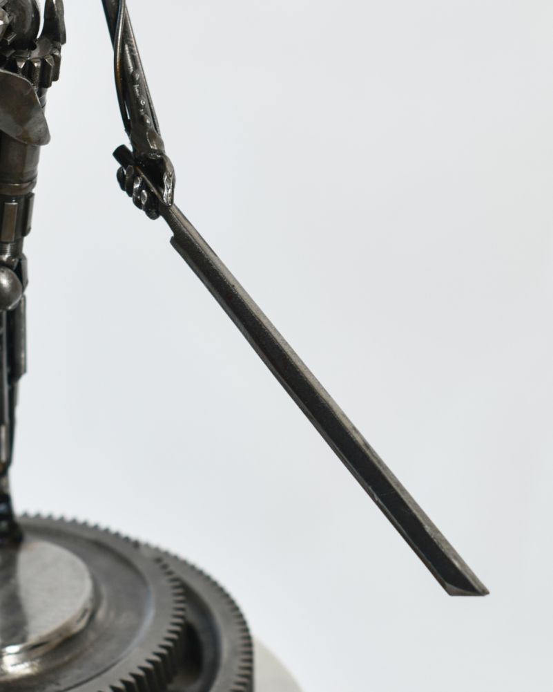 Close Up Of A Wepon From A Bespoke Art Sculpture
