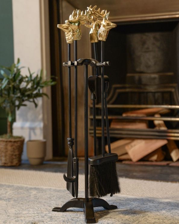 'The Woodland' Fireside Companion Set