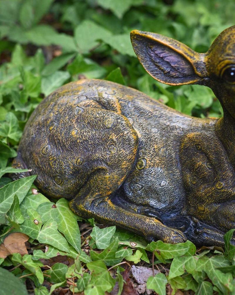 Thicket The Fibreglass Laying Doe Garden Sculpture Details