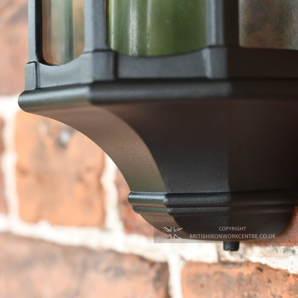Thornberry Traditional Black Porch Light Close Up