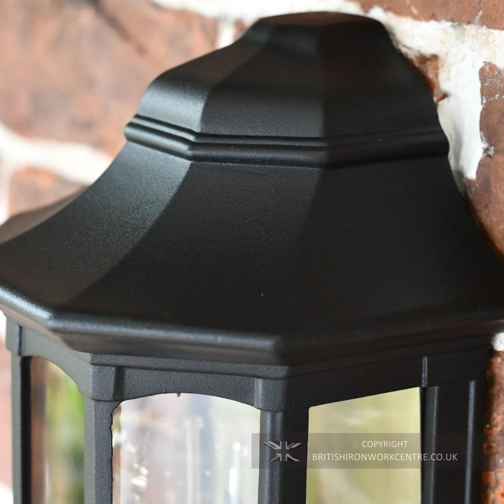 Thornberry Traditional Black Porch Light Detailing