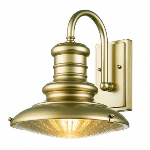 Top Fix Station Light Distressed Brass-32cm
