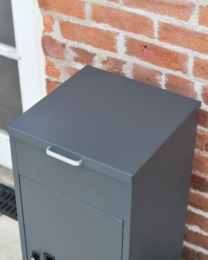 Above The Contemporary Grey 'Atlow' Parcel Box