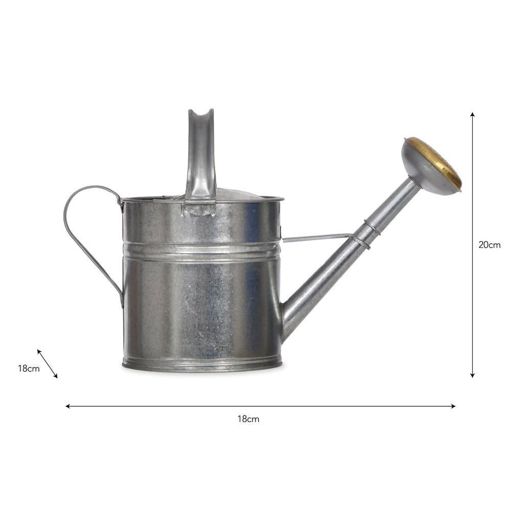Traditional Galvanised 'Alnwick' Watering Can - 5L Dimensions