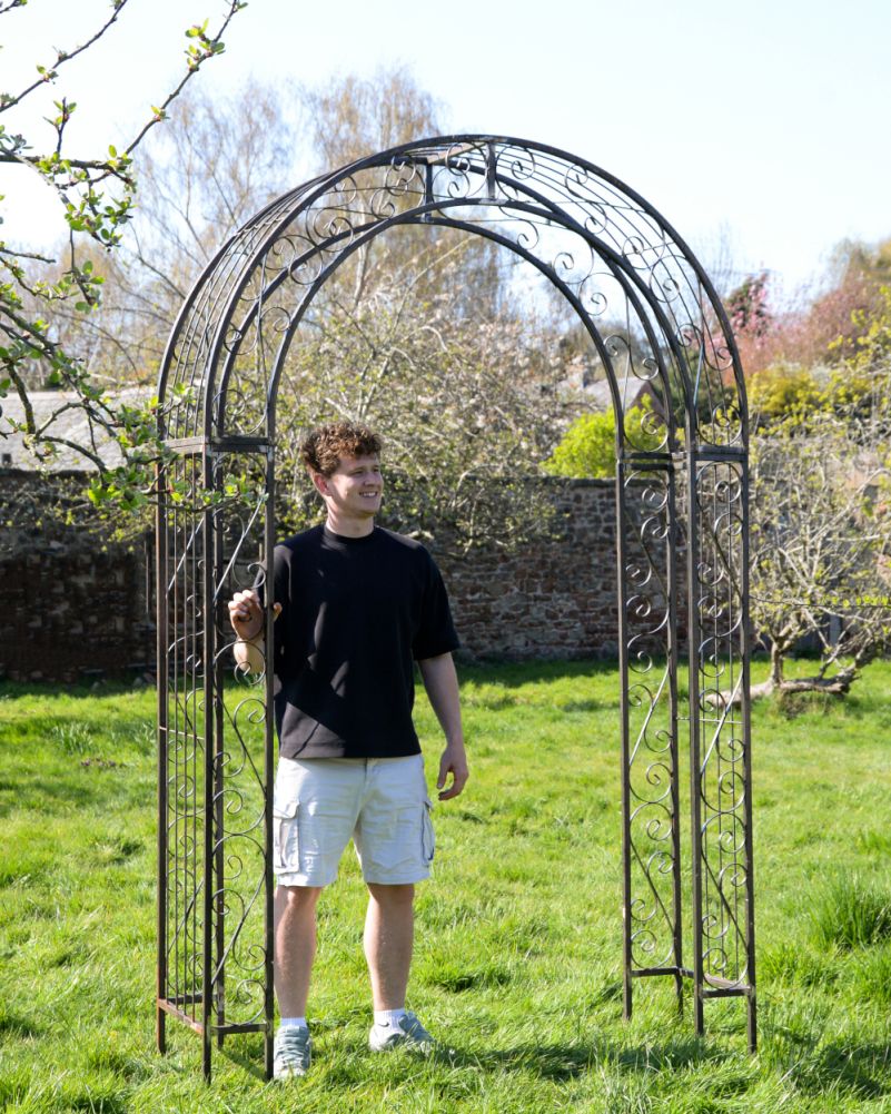 scale Of The Traditional Ornate Stourhead Clear Lacquer Rose Arch