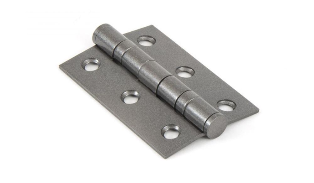 Traditional Pewter Ball Bearing Butt Hinge - 3