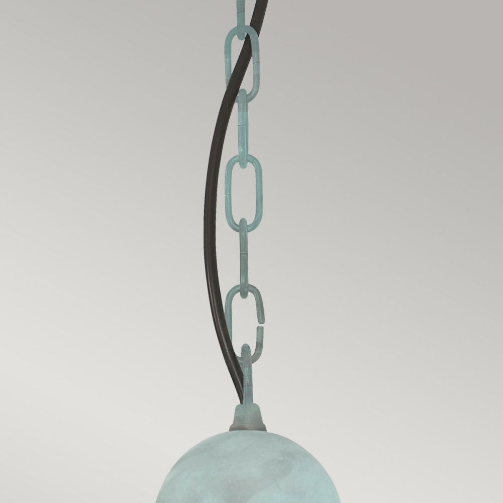 Traditional Verdigris 'Blodwell' Chain Lantern On The Chain