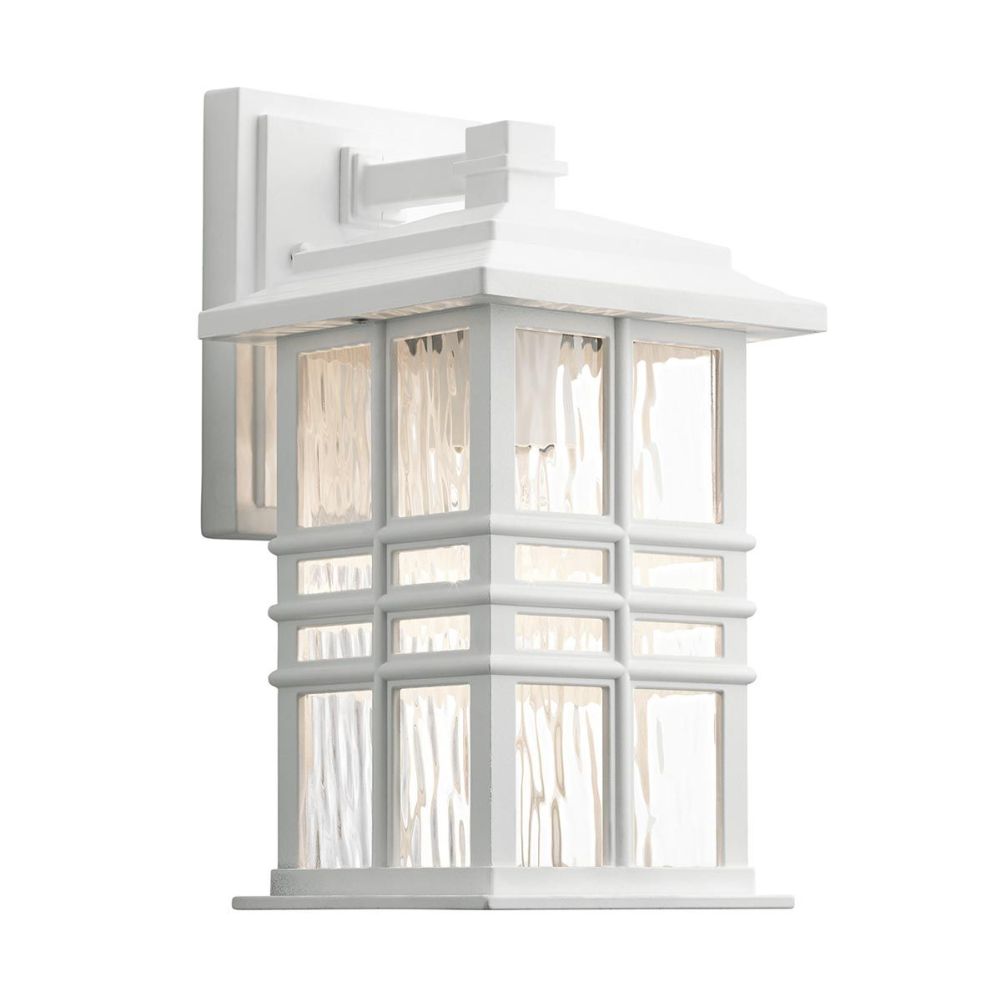 Traditional White 'Kimpton' Garden Wall Light